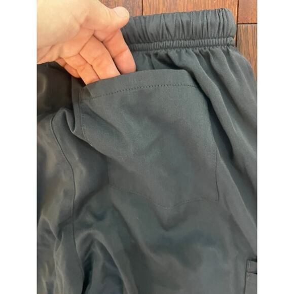 EUC Wonder Wink gray joggers scrub pants sz Small Petite w pockets medical nurse - Picture 5 of 5